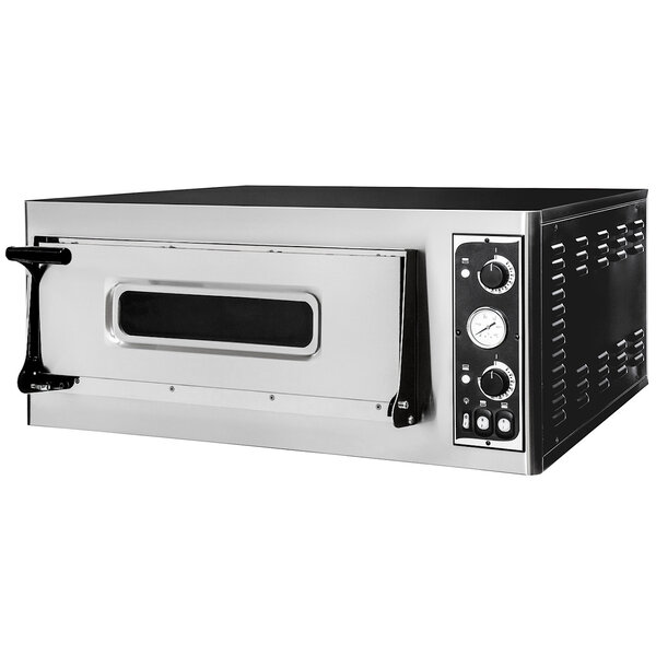 Pizzaoven | BASIC | Elektrisch | 4x Ø32cm | 50°C/500°C | 4.7kW (400V) | 975x814x413(h)mm