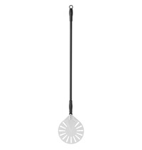 HENDI Pizzaschep | Oppervlak Ø230mm | Aluminium (Geperforeerd) | Lengte 1200mm 