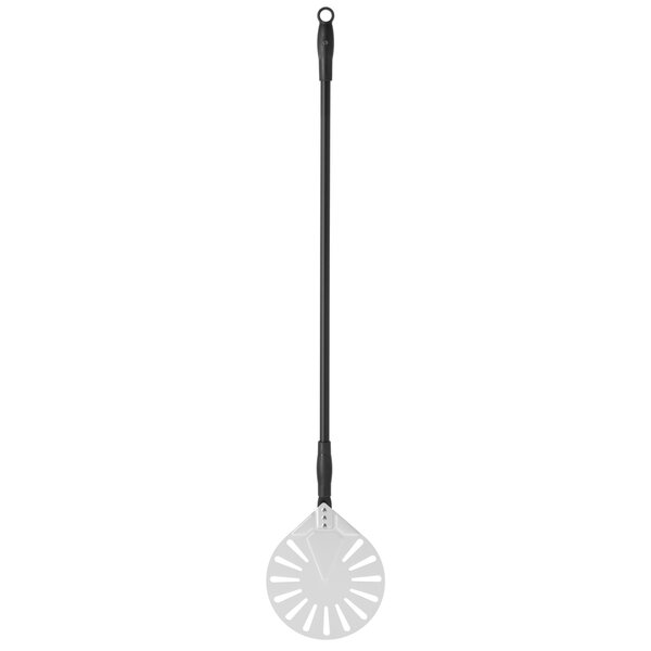Pizzaschep | Oppervlak Ø230mm | Aluminium (Geperforeerd) | Lengte 1200mm