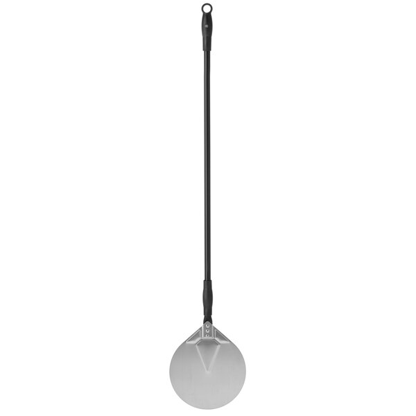 Pizzaschep | Oppervlak Ø230mm | RVS (Dicht) | Lengte 1200mm