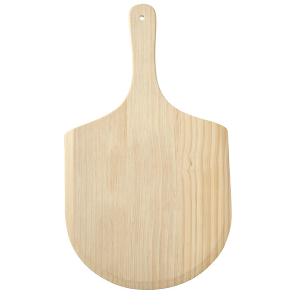 Pizzaschep | Oppervlak 305x305mm | Hout (Dicht) | 305x535x10(h)mm