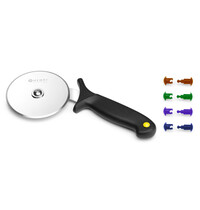 HENDI Pizzasnijder | RVS Mes (Ø100mm) | HACCP-Kleurcodering | Lengte 230mm 
