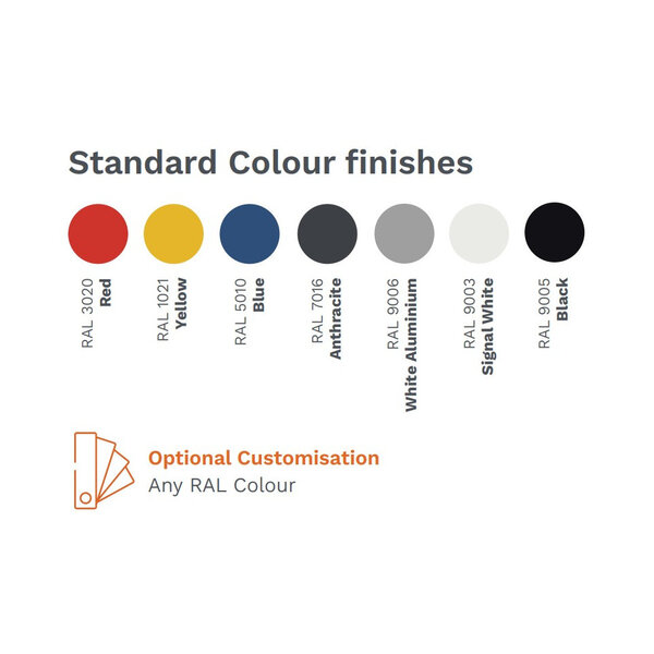 Wandkoeling | AERO | Energiezuinig | Div. Kleuren | -1°C/+5°C | Geforceerd | 4 Schappen | Intern Nachtgordijn | 1330x765x1715(h)mm