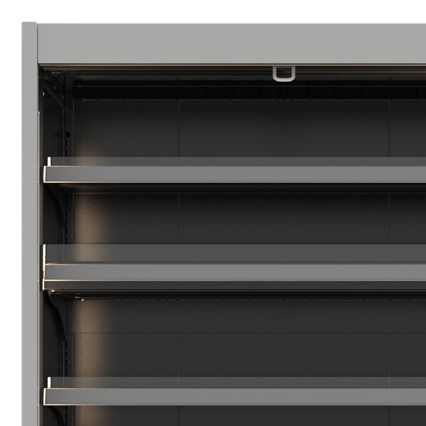 Wandkoeling | AERO | Energiezuinig | Div. Kleuren | -1°C/+5°C | Geforceerd | 6 Schappen | Intern Nachtgordijn | 2680x765x2145(h)mm