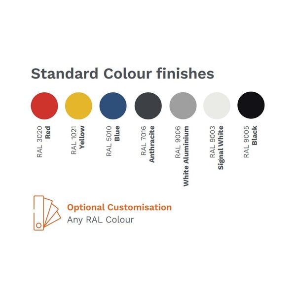 Wandkoeling | AERO | Energiezuinig | Div. Kleuren | -1°C/+5°C | Geforceerd | 6 Schappen | Intern Nachtgordijn | 2680x765x2145(h)mm