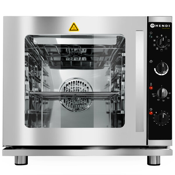 Multifunctionele Heteluchtoven | 4 Niveaus (2/3 GN) | Elektrisch | 50°C/270°C | 3kW (230V) | Bevochtiging (Automatisch) | Grillfunctie | 620x555x585(h)mm