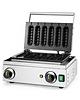 HENDI Wafelijzer | Enkel | Corndogs/Lollypopwafels (140mm) | 50°C/220°C | 1.55kW (230V) | 390x335x230(h)mm 