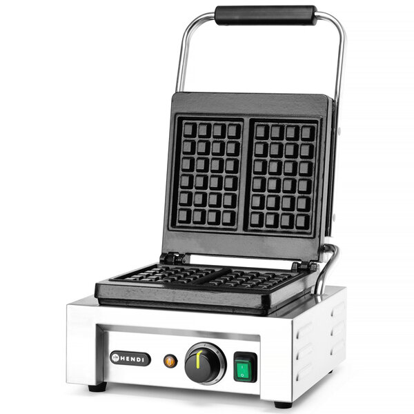 Wafelijzer | Enkel | Luikse Wafels | 50°C/300°C | 1.5kW (230V) | 320x437x251(h)mm