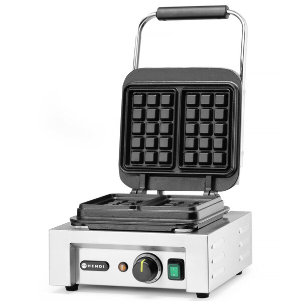 Wafelijzer | Enkel | Brusselse Wafels | 50°C/300°C | 2.2kW (230V) | 320x437x277(h)mm