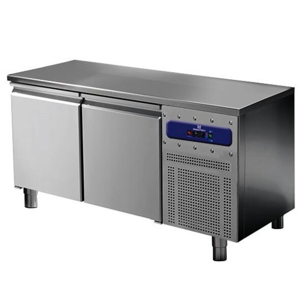 Vrieswerkbank | 250L | 2 Deuren | -10°C/-22°C | Geforceerd | 1400x600x850(h)mm
