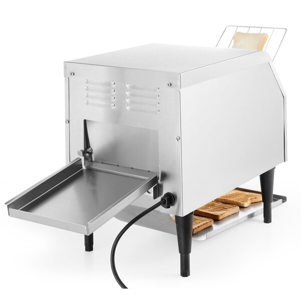 Doorlooptoaster | RVS | Enkel | Max. 135/u. | 1.34kW (230V) | 288x418x387(h)mm