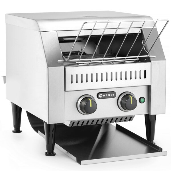 Doorlooptoaster | RVS | Dubbel | Max. 265/u. | 2.24kW (230V) | 368x418x387(h)mm