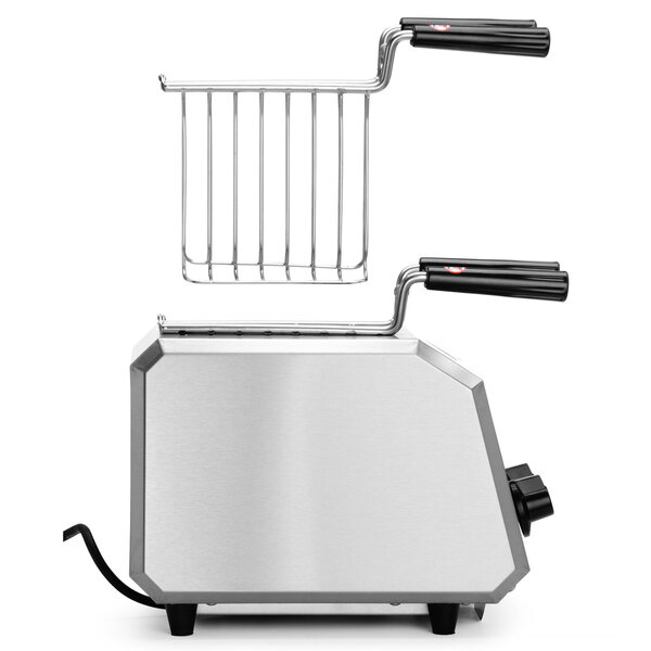 Tosti-Apparaat | RVS | 2 Sleuven (Onafhankelijk Instelbaar) | Incl. Tostiklemmen | 1.2kW (230V) | 200x300x223(h)mm