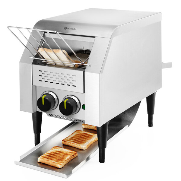 Doorlooptoaster | RVS | Enkel | Max. 135/u. | 1.34kW (230V) | 288x418x387(h)mm