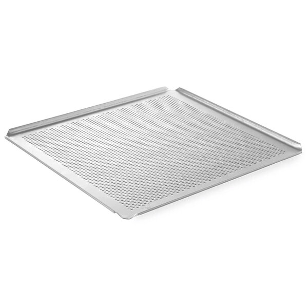 Bakplaat | Aluminium | 2/3 GN | Geperforeerd | 4-Zijdige Rand | 354x325x10(h)mm