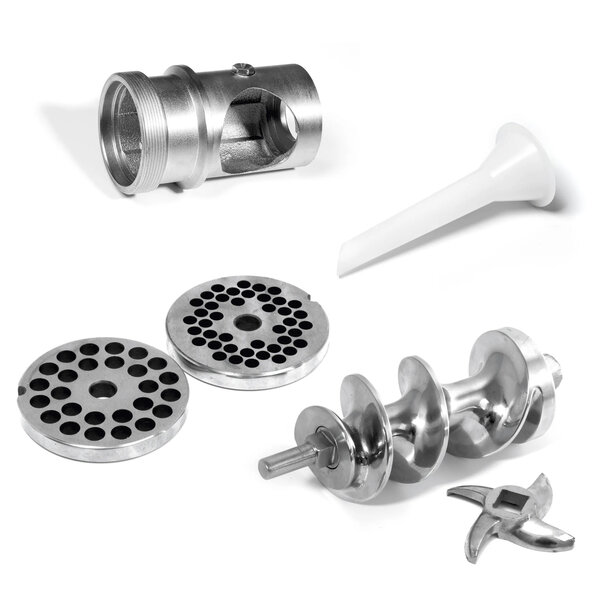 Vlees-/Gehaktmolen | KitchenLine | Mes N°12 | 102kg/u. | Incl. 2 Roosters (Ø6/8mm) | 0.55kW (230V) | 432x261x484(h)mm