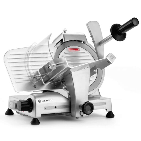 Vleessnijmachine | ProfiLine | Mes Ø195mm | Capaciteit Ø120mm | Snijdikte 0-12mm (Traploos) | 0.2kW (230V) | 400x400x330(h)mm