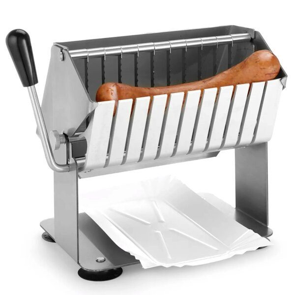 Worstsnijder | RVS | Handmatig | 11 Plakken | 275x170x235(h)mm