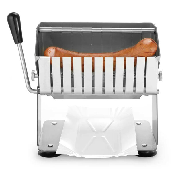 Worstsnijder | RVS | Handmatig | 11 Plakken | 275x170x235(h)mm