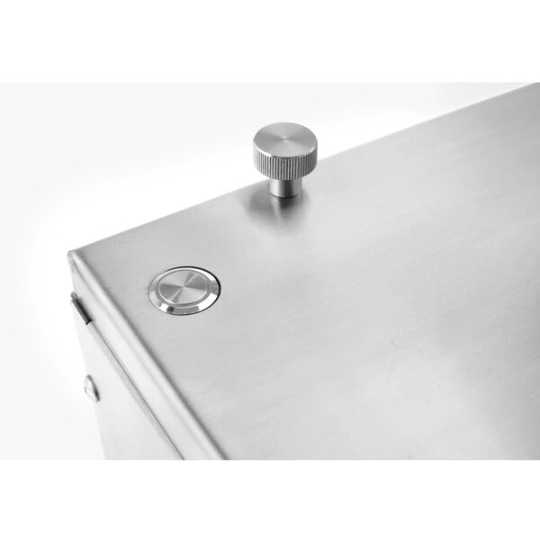 Worstsnijder | RVS | Elektrisch | Max. Ø48mm | Instelbare Snijdikte | 0.14kW (230V) | 230x185x325(h)mm
