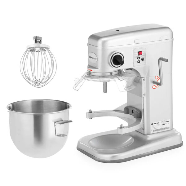 Planeetmenger | KitchenLine | 2kg/7L | 3 Snelheden | Verwijderbare Kom | 0.65kW (230V) | 334x431x490(h)mm