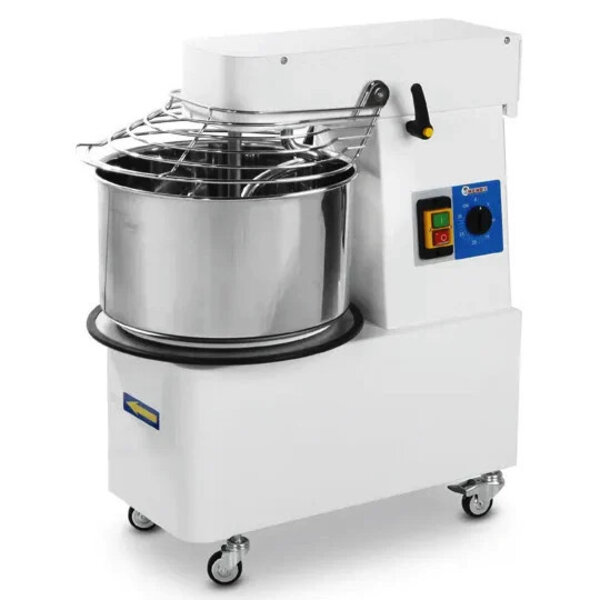 Deegmenger | Cap. 25kg/32L | Vaste Snelheid | Kantelbare Kop | Afneembare Kom | 1.1kW (400V) | 435x750x810(h)mm