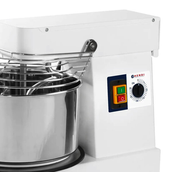 Deegmenger | Cap. 8kg/10L | Regelbare Snelheid | Vaste Kop + Kom | 0.37kW (230V) | 290x590x580(h)mm