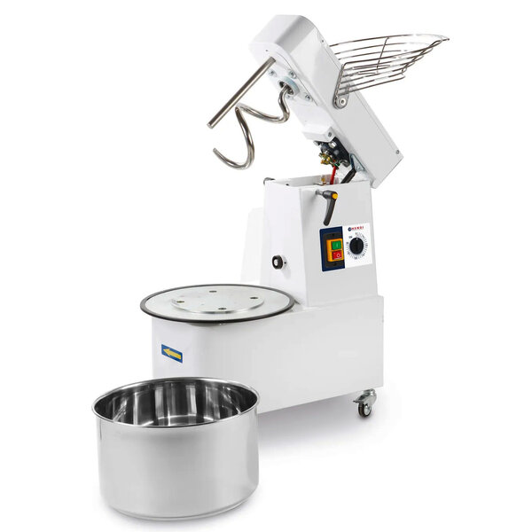 Deegmenger | Cap. 8kg/10L | Regelbare Snelheid | Kantelbare Kop | Afneembare Kom | 0.37kW (230V) | 380x600x645(h)mm