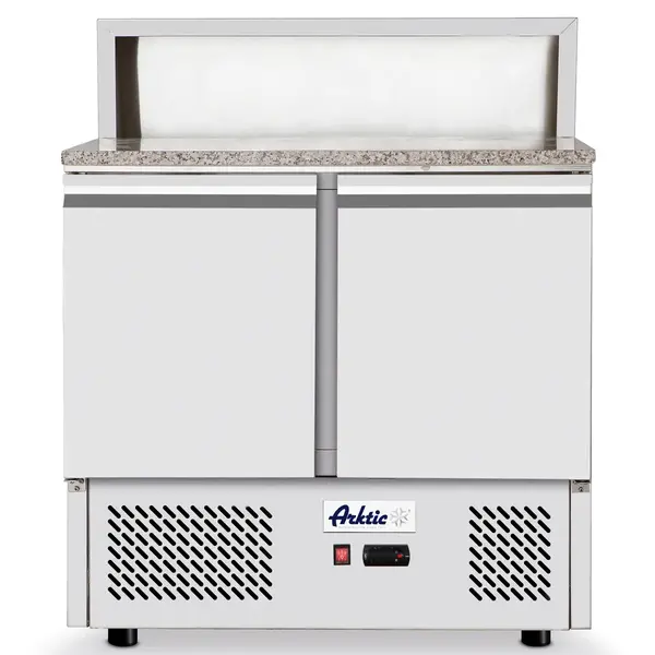 Pizzawerkbank | KitchenLine | 300L | 2 Deuren (1/1 GN) | Boven 5x 1/6 GN | -2°C/+8°C | Geforceerd | 900x700x880/1100(h)mm