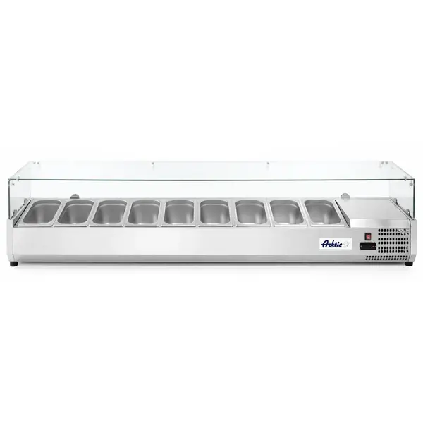 Opzetkoelvitrine | 9x 1/3 GN | -2°C/+8°C | 2005x395x430(h)mm