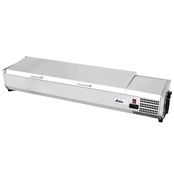Opzetkoelvitrine | 4x 1/3 GN | -2°C/+8°C | 1205x395x290(h)mm