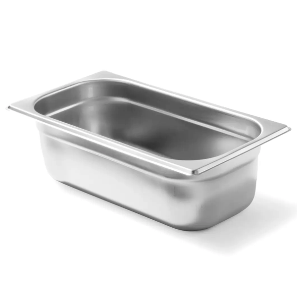 GN-Bak | BudgetLine | RVS | 1/3 GN | Hoogte 40mm | 325x176x40(h)mm