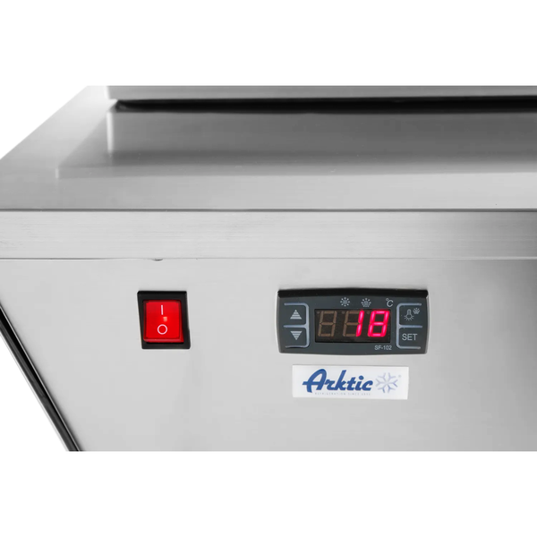 Schepijsvitrine | RVS | 4x 1/3 GN | -20°C/-24°C | Geforceerd | 805x666x305(h)mm