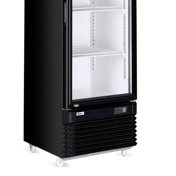 Koelkast | 313L | Zwart | +2°C/+10°C | Geforceerd | 0.3kW | Wielen (Geremd) | 620x669x1965(h)mm