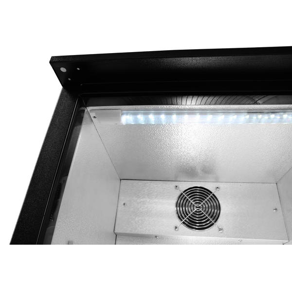 Barkoelkast | 108L | Zwart | +2°C/+10°C | Geforceerd | 500x500x900(h)mm