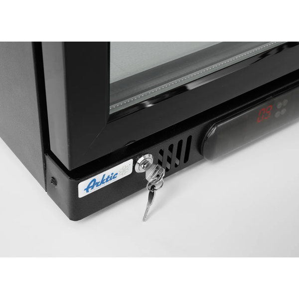 Barkoelkast | 200L | Zwart | +2°C/+10°C | Geforceerd | 0.16kW | Klapdeuren | 900x500x900(h)mm