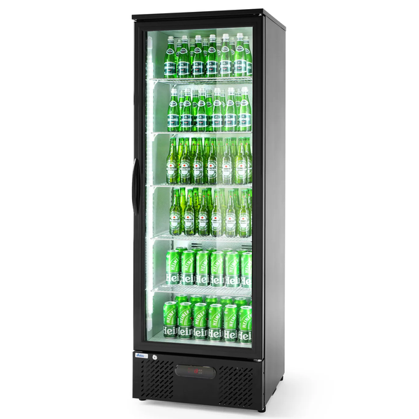 Drankenkoeling | 319L | Zwart | +2°C/+10°C | Geforceerd | 600x528x1820(h)mm