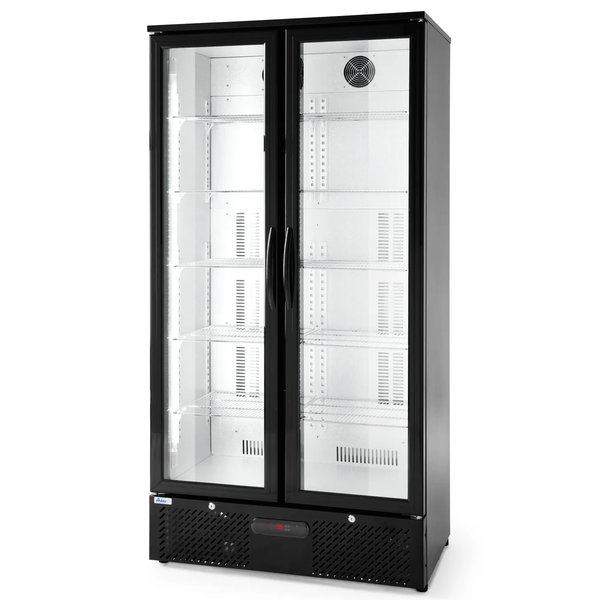 Drankenkoeling | 506L | Zwart | +2°C/+10°C | Geforceerd | Draaideuren | 940x635x1983(h)mm