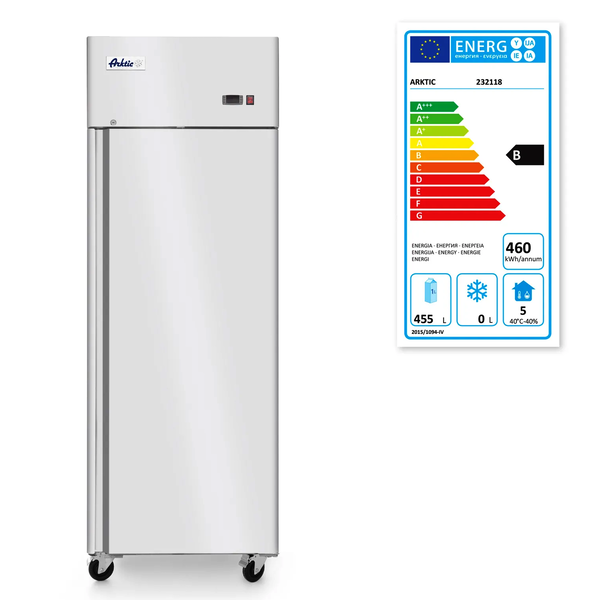 Koelkast | ProfiLine | 670L (2/1 GN) | RVS | 0°C/+8°C | Geforceerd | Wielen (Geremd) | 730x805x2065(h)mm