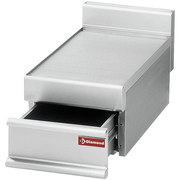 Neutrale Werkunit | SHOWROOMMODEL | RVS | Lade | Achteropstand | 400x650x280/380(h)mm
