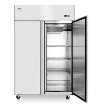 Arktic by HENDI Vrieskast | ProfiLine | 1270L (2/1 GN) | RVS | -17°C/-22°C | Geforceerd | 0.98kW | Wielen (Geremd) | 1314x805x2065(h)mm 