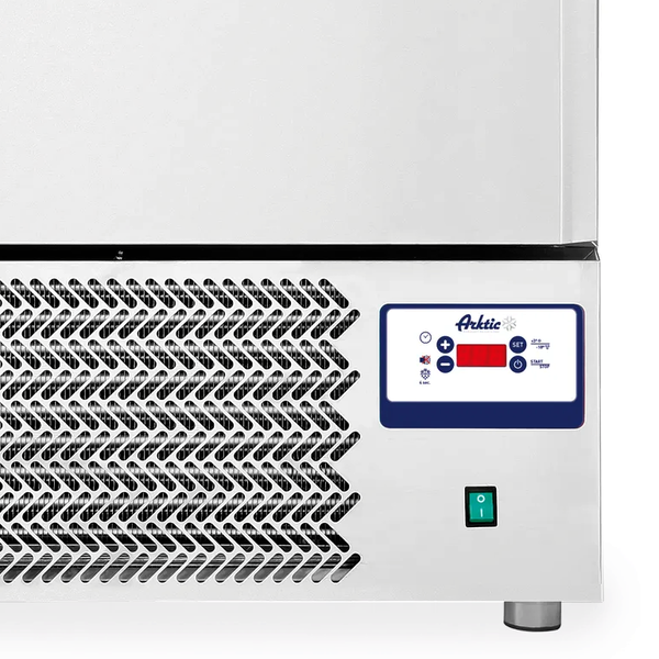 Blastchiller | 5 Niveaus (EN/GN) | Max. 20kg (Koelen) / 15kg (Vriezen) | 1.42kW (230V) | 750x740x880(h)mm