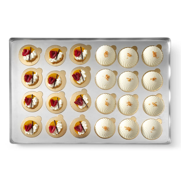 Vitrineplateau | Aluminium | Banket-/Zoetwaren | 400x300x20(h)mm