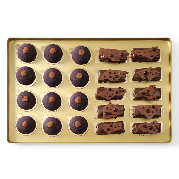 Vitrineplateau | Aluminium | Banket-/Zoetwaren | 600x400x20(h)mm