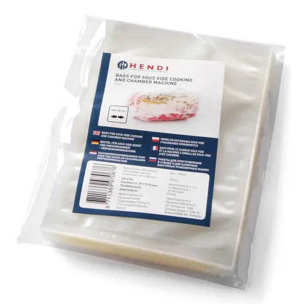 Vacuümkookzakken | Sous-Vide Koken | 250x150mm | Glad | 100 Stuks