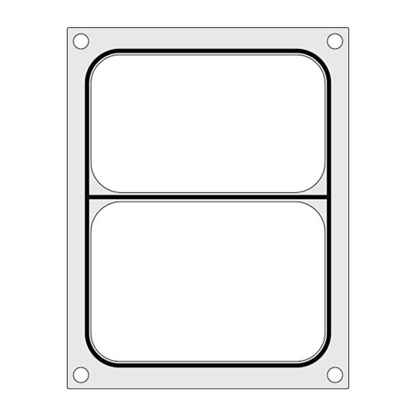 Thermosealer Matrijs | HENDI Thermosealer COMPACT | 2-Delige Container (227x178mm)