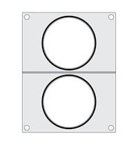 HENDI Thermosealer Matrijs | HENDI Thermosealer COMPACT | 2 Soepcontainers (2x Ø115mm)