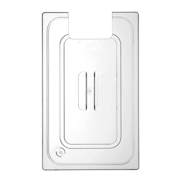 GN-Deksel | Polycarbonaat | 1/1 GN | Sous-Vide-Uitsparing
