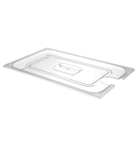 HENDI GN-Deksel | 1/2 GN | Polycarbonaat | Sous-Vide Stick Uitsparing | 265x325mm