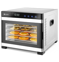 HENDI Voedseldroger | ProfiLine | 6 Niveaus (305x330mm) | 35°C/75°C | 0.65kW (230V) | 340x450x311(h)mm 